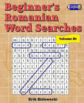 Book cover for Beginner's Romanian Word Searches - Volume 1