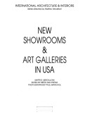 Book cover for Showrooms and Art Galleries in U.S.A.