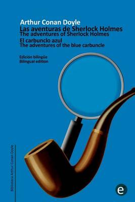 Book cover for El carbunclo azul/The adventure of the blue carbuncle