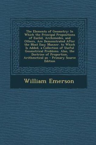 Cover of The Elements of Geometry