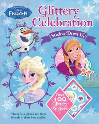 Book cover for Disney Frozen Glittering Sticker Dress Up