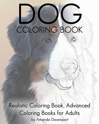 Book cover for Dog Coloring Book