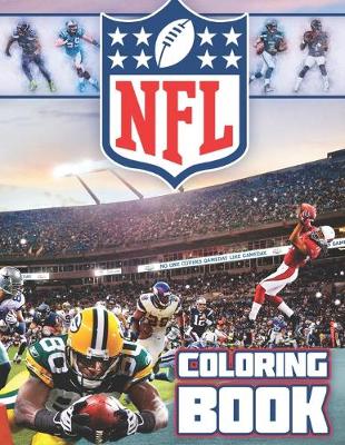 Book cover for NFL Coloring Book