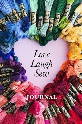 Book cover for Love Laugh Sew Journal