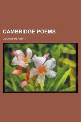 Cover of Cambridge Poems