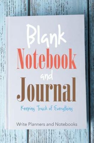 Cover of Blank Notebook and Journal