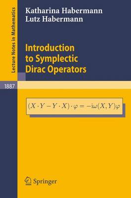 Book cover for Introduction to Symplectic Dirac Operators