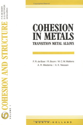 Book cover for Cohesion in Metals