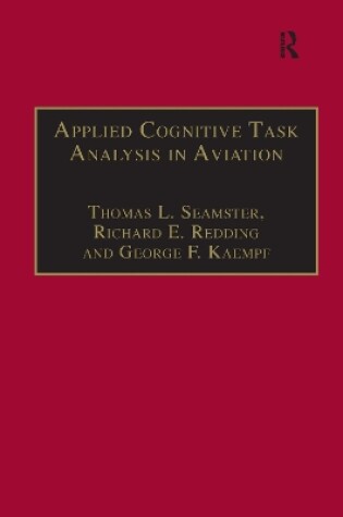 Cover of Applied Cognitive Task Analysis in Aviation