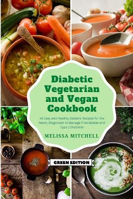 Book cover for Diabetic Vegetarian and Vegan Cookbook