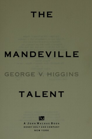 Cover of The Mandeville Talent