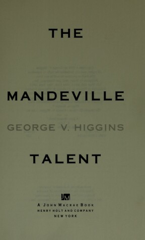 Cover of The Mandeville Talent