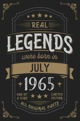 Cover of Real Legends were born in July 1965