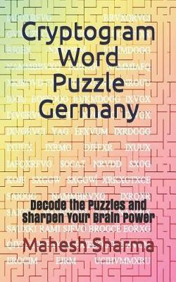 Book cover for Cryptogram Word Puzzle Germany