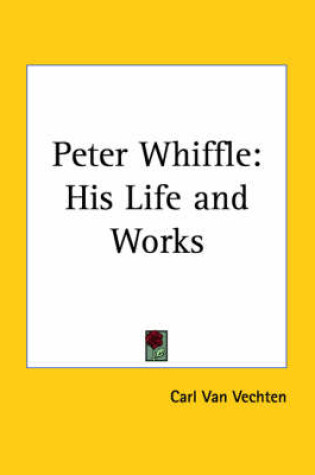 Cover of Peter Whiffle: His Life and Works (1927)