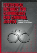 Book cover for Statistical Methods for Criminology and Criminal Justice