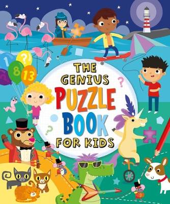 Book cover for The Genius Puzzle Book for Kids