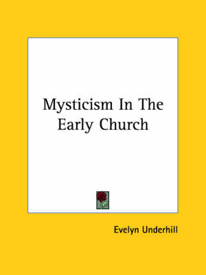 Book cover for Mysticism in the Early Church