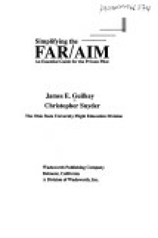 Cover of Simplifying the Far Aims