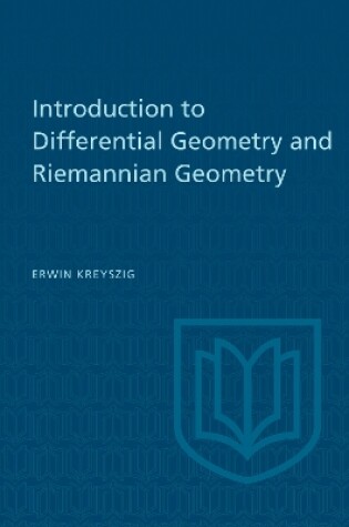 Cover of Introduction to Differential Geometry and Riemannian Geometry