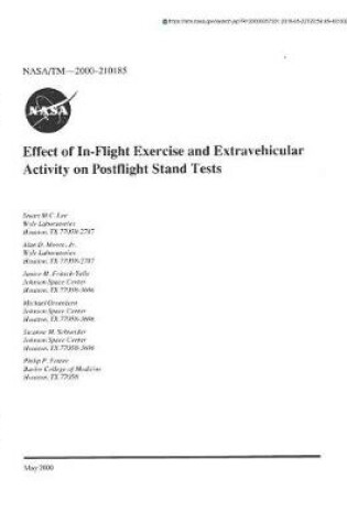 Cover of Effect of In-Flight Exercise and Extravehicular Activity on Postflight Stand Tests