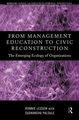 Cover of From Management Education to Civic Reconstruction