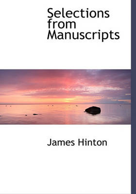 Book cover for Selections from Manuscripts