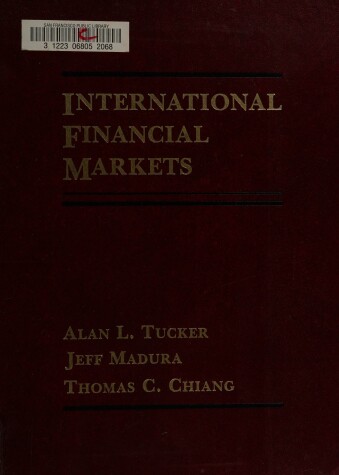 Book cover for International Financial Markets