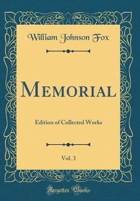 Book cover for Memorial, Vol. 3