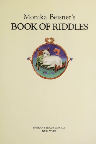 Cover of Monika Beisner's Book of Riddles