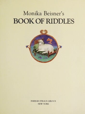 Book cover for Monika Beisner's Book of Riddles