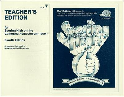 Book cover for Scoring High on the California Achievement Tests (CAT), Grade 7