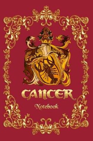 Cover of Cancer Horoscope Notebook - A Notebook for Cancer Zodiac Sign People, 6x9 -(120 ages)