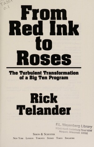 Book cover for From Red Ink to Roses