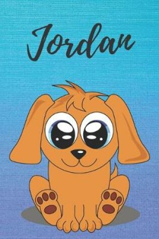 Cover of Jordan dog coloring book / notebook / journal / diary