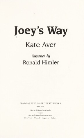 Book cover for Joey's Way