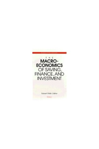 Cover of Macroeconomics of Saving, Finance, and Investment
