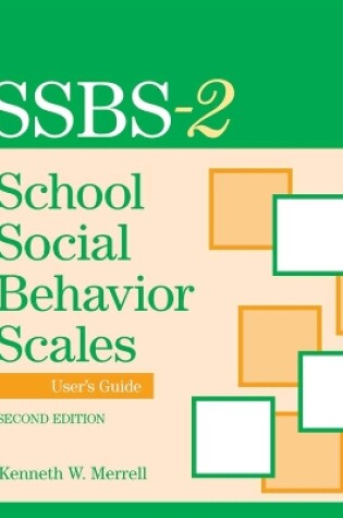 Cover of School Social Behavior Scales  User's Guide