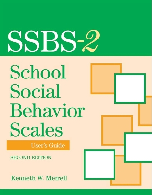 Book cover for School Social Behavior Scales  User's Guide