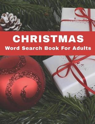 Cover of Christmas Word Search Book For Adults