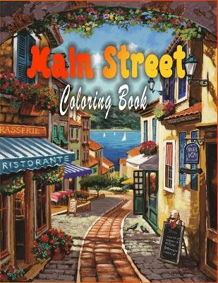 Book cover for main street coloring book