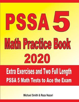 Book cover for PSSA 5 Math Practice Book 2020