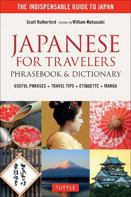 Book cover for Japanese for Travelers Phrasebook & Dictionary