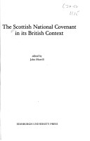 Book cover for Scottish National Covenant in Its British Context, 1638-51