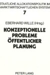 Book cover for Konzeptionelle Probleme Oeffentlicher Planung