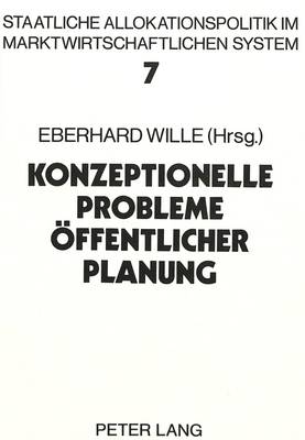 Book cover for Konzeptionelle Probleme Oeffentlicher Planung