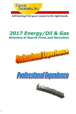 Book cover for 2017 Energy/Oil & Gas Directory of Search Firms and Recruiters