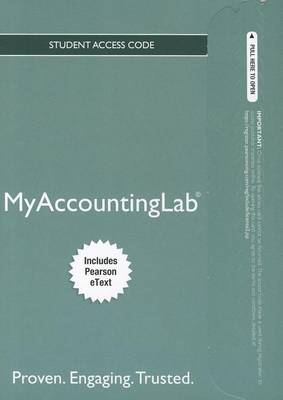 Book cover for NEW MyAccountingLab with Pearson eText --  Access Card -- for PH's Fed Taxation 2013 Comprehensive