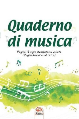 Cover of Quaderno di musica - 12 righi