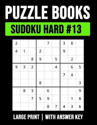 Book cover for Puzzle Books Sudoku Hard #13